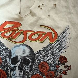 Poison Distressed Cut-Off Tee